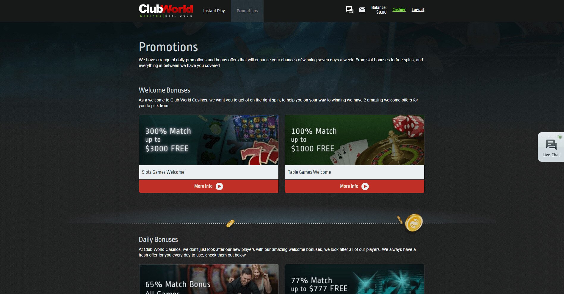 club world casino download