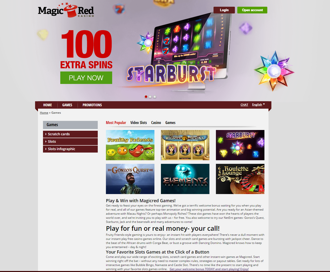 Magic Red Casino 2023 - Magic Red a Legit
