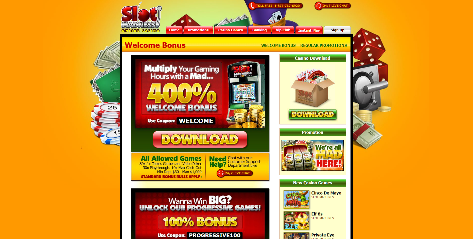 Slot Madness Review - Detailed Information On SlotMadness.com