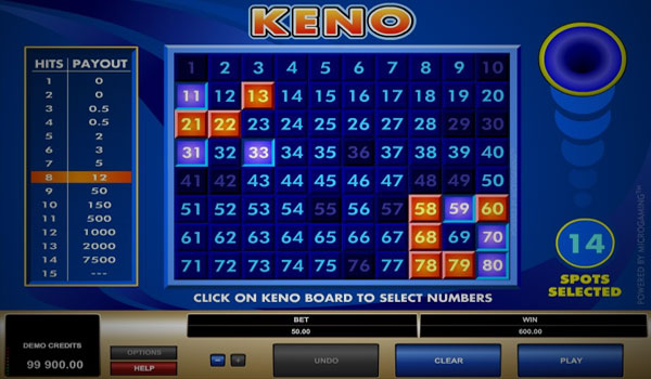 Video Casino Keno