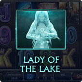 Lady of the Lake wild symbol in Avalon 2