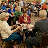 People playing duplicate bridge