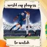 world cup players to watch text centered with kylian mbappe, harry kane, virgil van dijk, vini jr, cristiano ronaldo, luke modric, and lionel messi featured