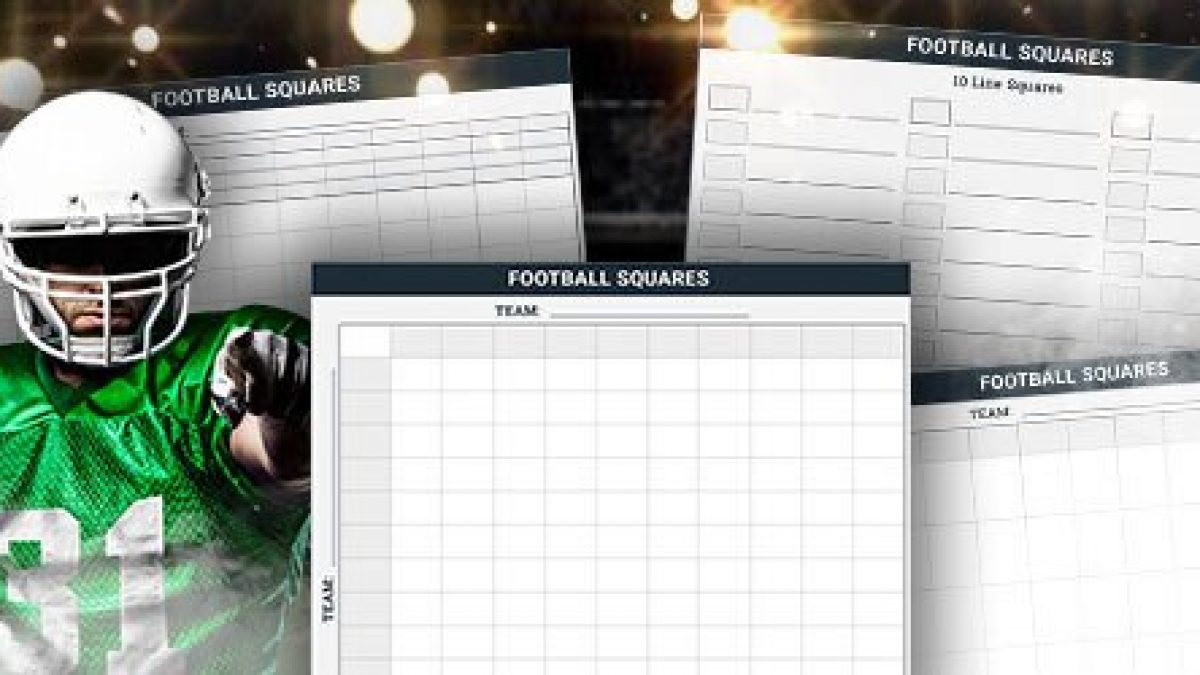 Football Squares Printable Football Grid Football Bet 