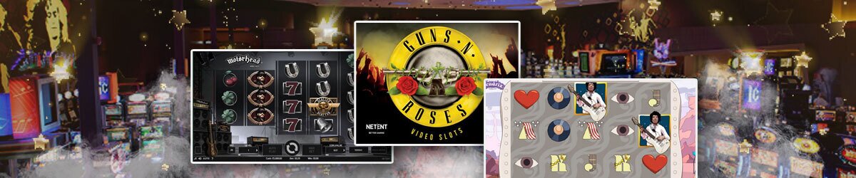 Hard Rock Slots like Guns N Roses and Jimi Hendrix