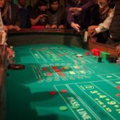 Busy Craps table