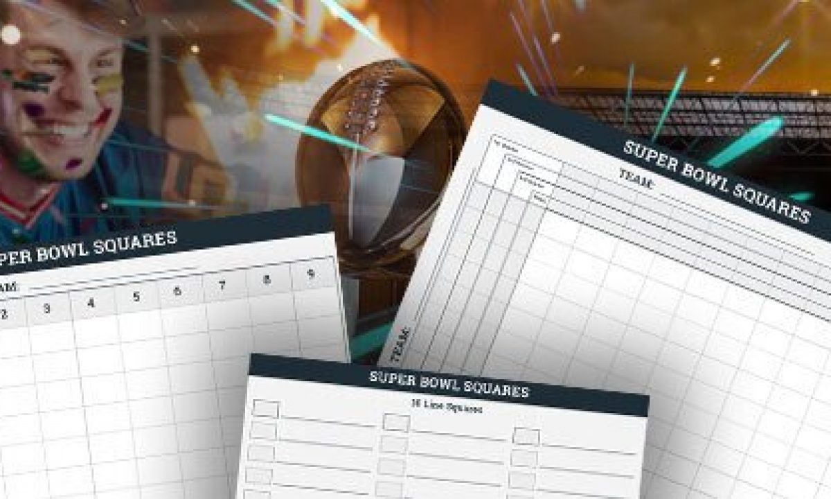 How to Run a Super Bowl Squares Pool - Tips and Templates
