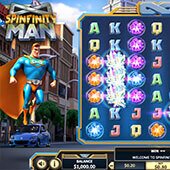 Spinfinity Man graphic