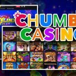 Chumba Casino logo centered with 5 images of homepages like Chumba Casino with casino imagery surrounding