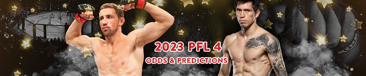 2023 PFL $ Odds with Brendan Loughnane on left and Jesus Pinedo to the right