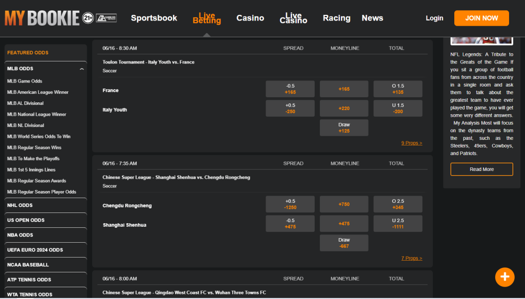 mybookie sportsbook