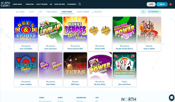 North Casino Video Poker