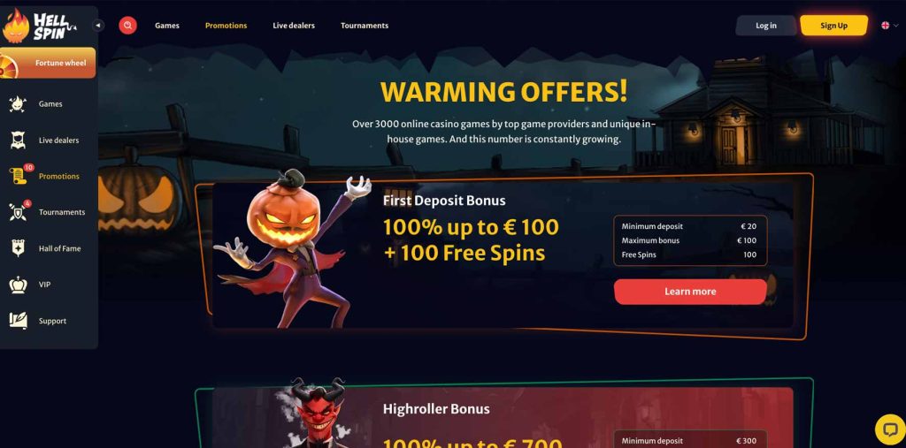 hell-spin-casino-promotions