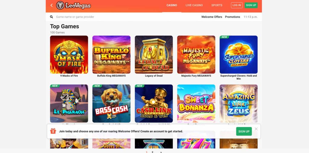 leovegas-casino-games