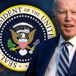 Joe Biden Prop Bets, US Presidential Seal with Joe Biden centered, White House with odds surrounding American flag