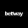 Betway logo, white text on a black background