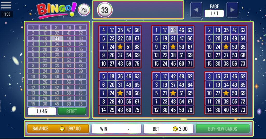 BetWhale Bingo screenshot