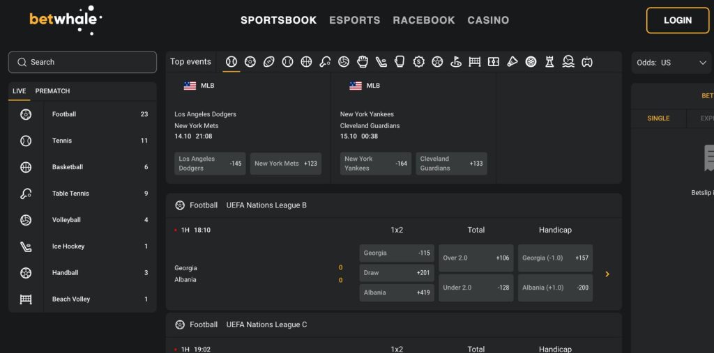 betwhale sportsbook