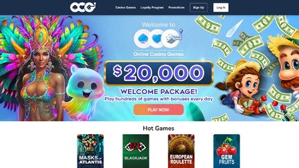 Homepage at OnlineCasinoGames