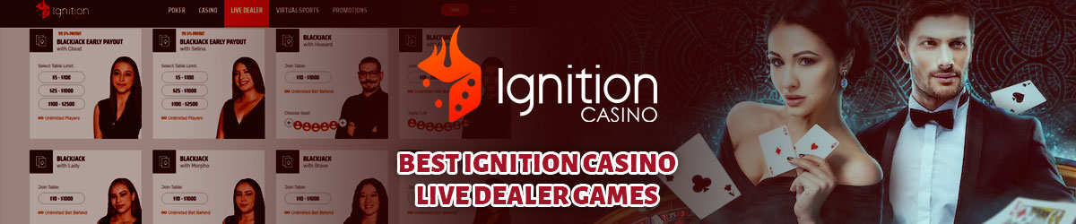 5 Best Ignition Casino Live Dealer Games