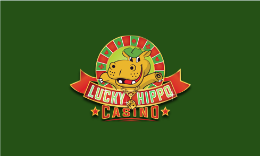 Logo on Color - lucky hippo