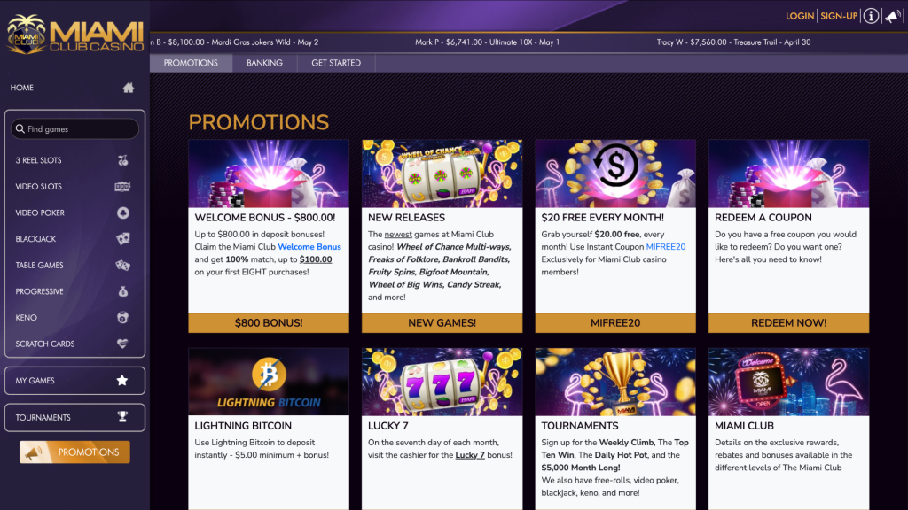 miami club casino_promotion