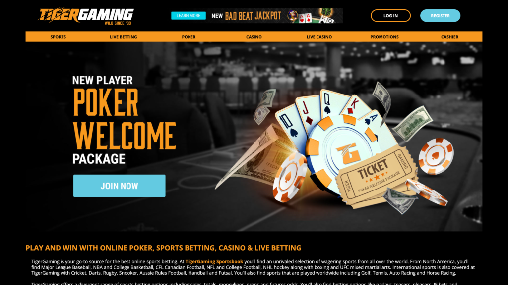 tiger gaming_homepage