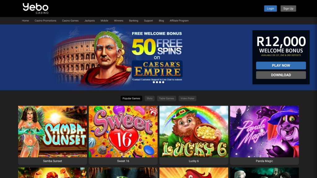 yebo casino_homepage