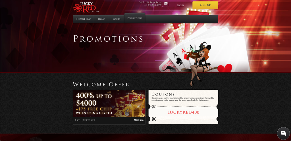 Lucky Red Casino Bonus