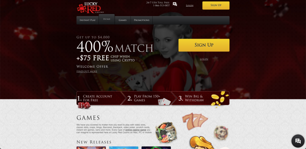 Lucky Red Casino Sign Up