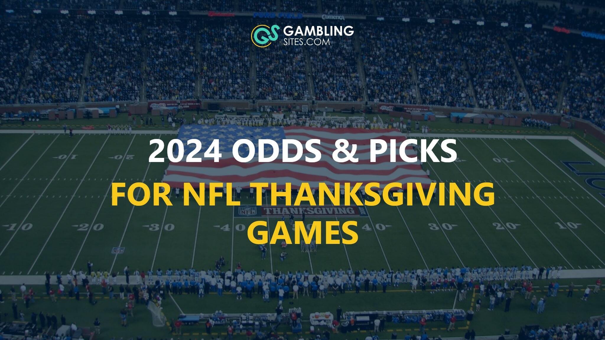 Latest 2024 NFL Thanksgiving Day Odds